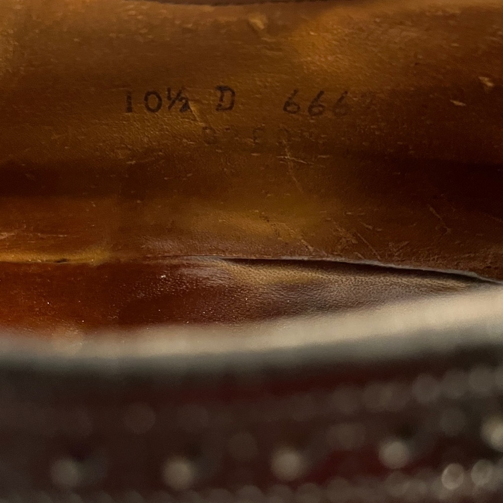 Florsheim Imperial Longwing Black Pebble-Grain Leather Oxford Shoes - Picture 13 of 13